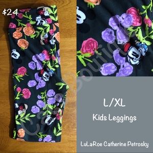 NWT LuLaRoe Collection for Disney L/XL leggings
